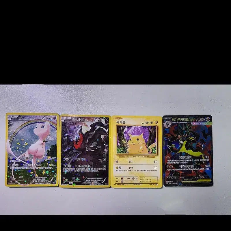 [BUNJANG] Pokemon Card Bundle - Mew, Darkrai, Pikachu, Mega Lucario / **일괄**포켓몬 카드 뮤/다크라이/피카츄/메가루카리오
