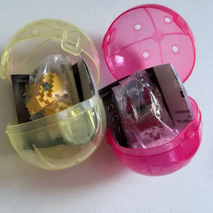 [BUNJANG] Digimon Agumon Guilmon Pixel Keychain Gacha Bundle Set (Sealed) / 디지몬 도트 아구몬 길몬 피규어 키링 가챠 일괄 미개봉