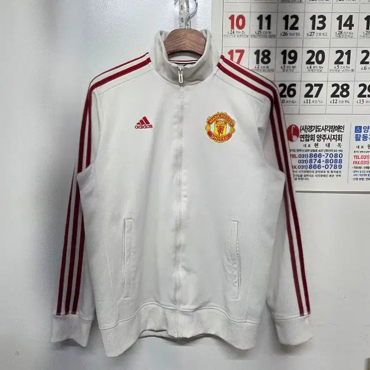 [BUNJANG] Adidas Manchester United Zip-Up Jersey (Size 100) / 아디다스 맨체스터 유나이티드 집업 져지(100)