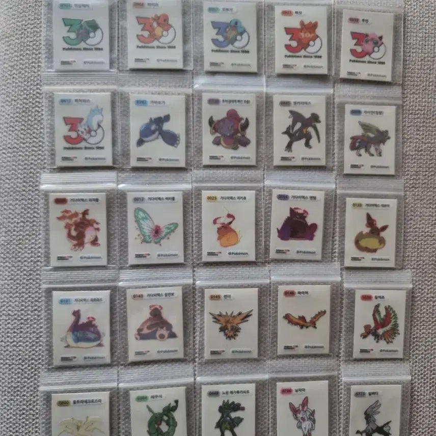 [BUNJANG] Pokemon Sticker Batch 5 / 포켓몬띠부씰 시즌5 판매합니다