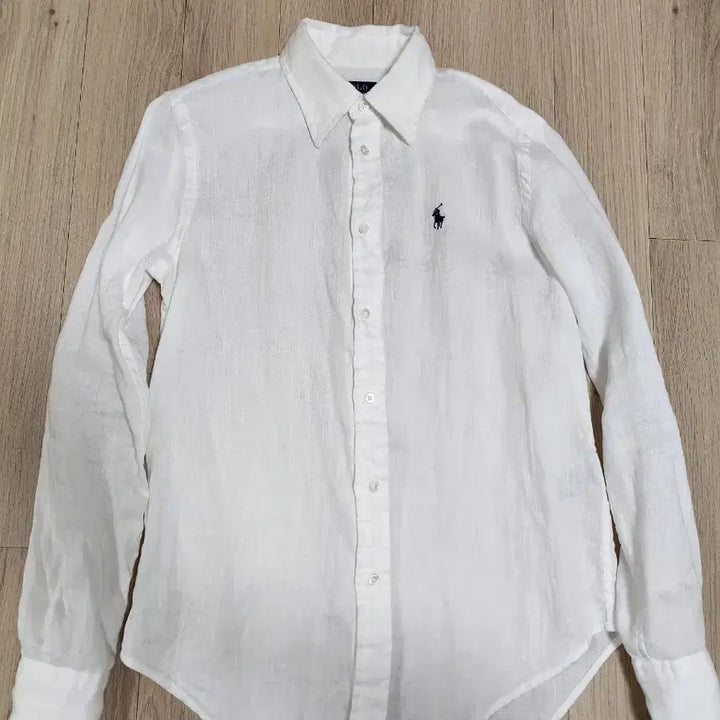 [BUNJANG] Polo Ralph Lauren Linen Shirt White / [폴로랄프로렌] 린넨셔츠 (55사이즈)