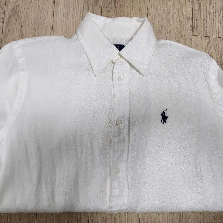 [BUNJANG] Polo Ralph Lauren Linen Shirt White / [폴로랄프로렌] 린넨셔츠 (55사이즈)