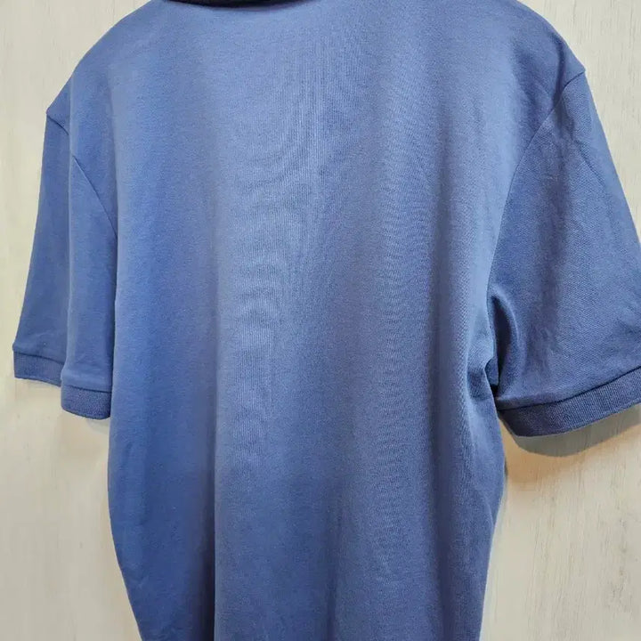 [BUNJANG] BOSS Blue Color Block Short Sleeve Polo Shirt / BOSS 블루 배색 반팔 카라티셔츠