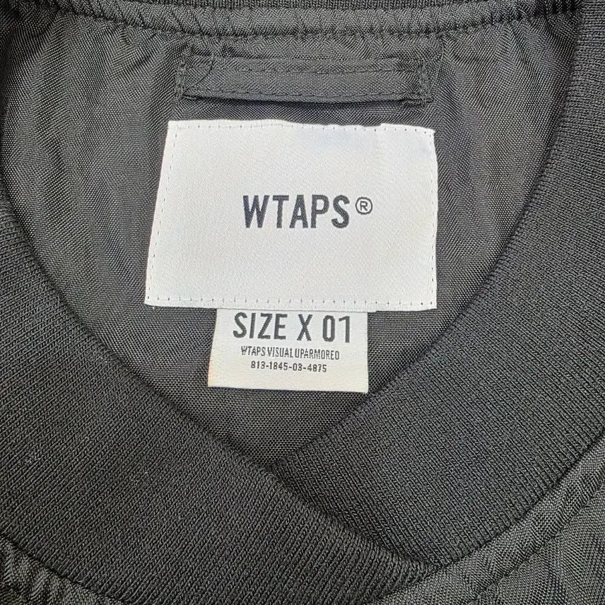 [BUNJANG] WTAPS Black Smoke T-Shirt Size 01 / WTAPS 더블탭스 블랙 스모크 티셔츠 01