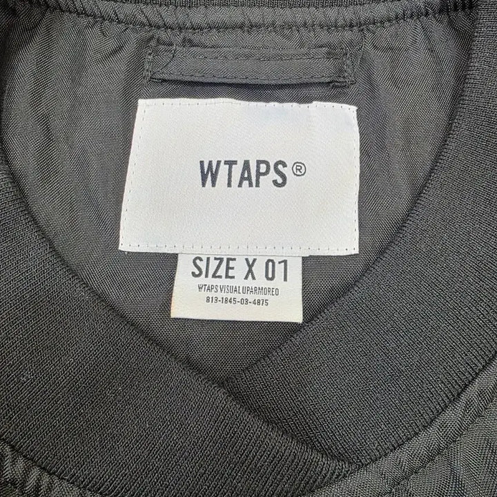 [BUNJANG] WTAPS Black Smoke T-Shirt Size 01 / WTAPS 더블탭스 블랙 스모크 티셔츠 01