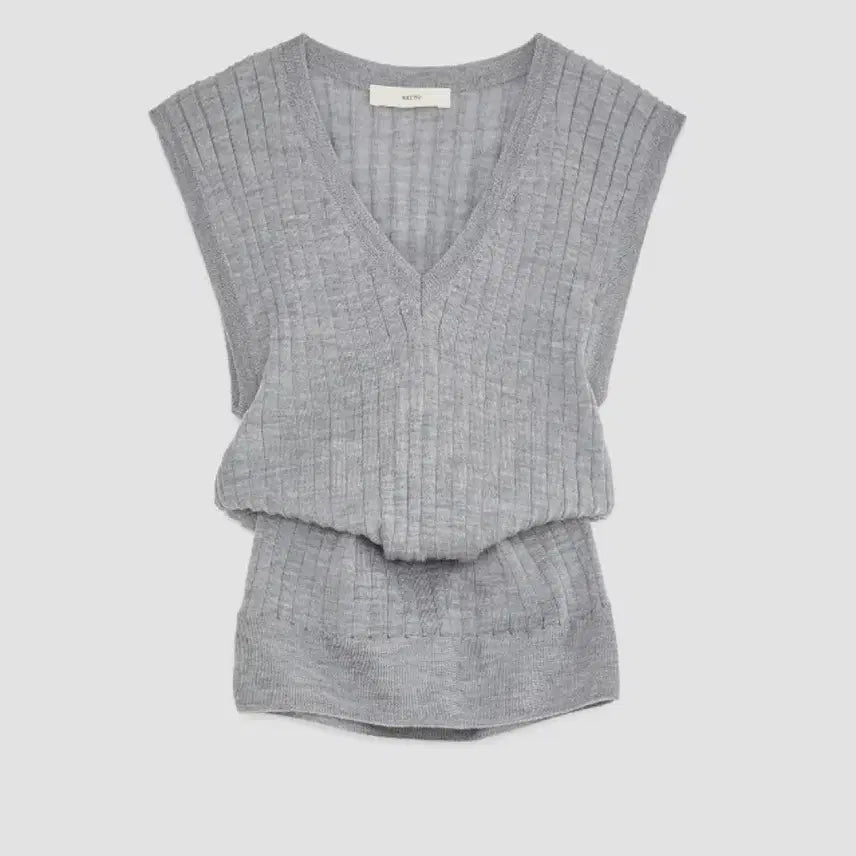 [BUNJANG] RECTO V-Neck Knit Vest Grey / 렉토 RECTO 브이넥 니트 베스트 그레이