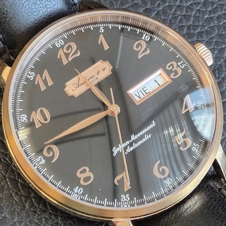 [BUNJANG] Andrew &amp; Co Glasgow AC601R-C Rose Gold Automatic Watch / Andrew&amp;co 오토매틱 시계 미사용 전시품