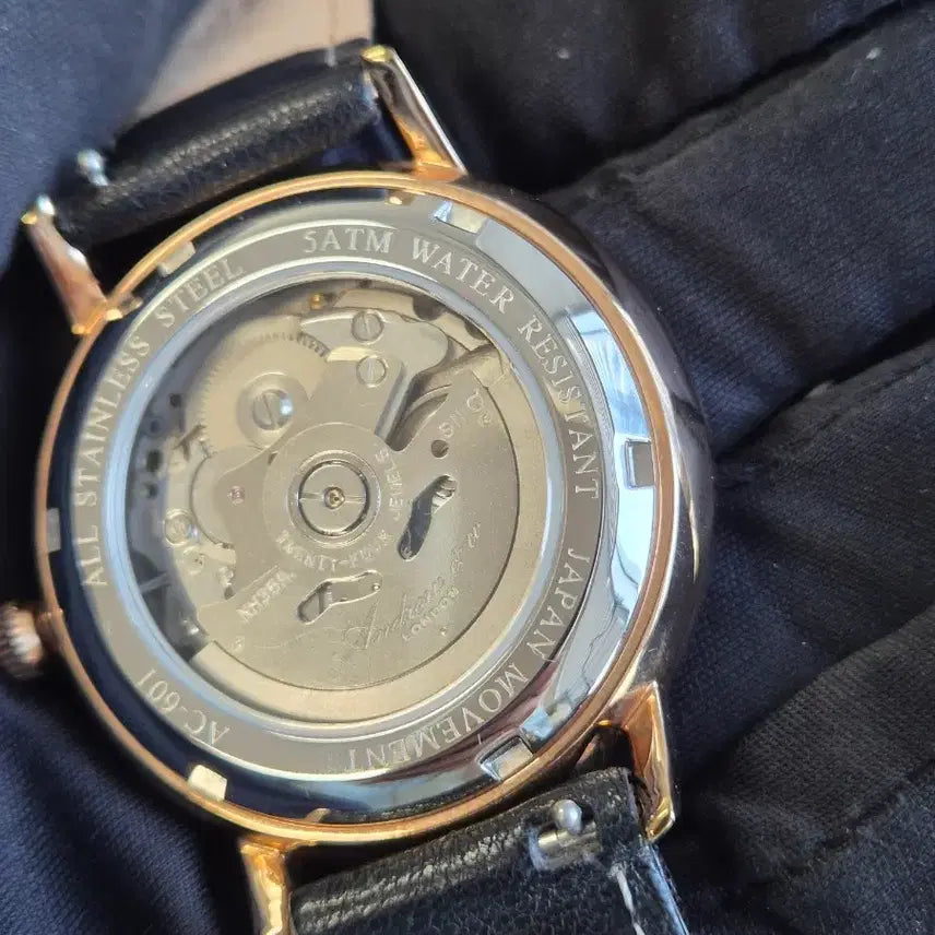 [BUNJANG] Andrew &amp; Co Glasgow AC601R-C Rose Gold Automatic Watch / Andrew&amp;co 오토매틱 시계 미사용 전시품