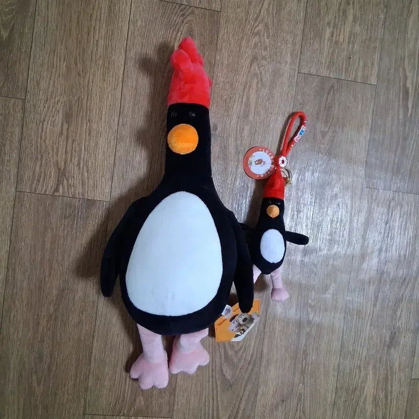 [BUNJANG] Wallace &amp; Gromit McGruff the Penguin Plush Keychain Set / 웰리스와그로밋  맥그로우펭귄봉제인형 키링 세트(무료배송)