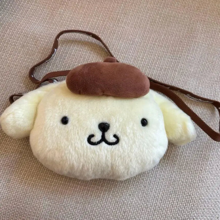 [BUNJANG] Sanrio Pompompurin Face Pouch Bag / 폼폼푸린 퓨로랜드 가방
