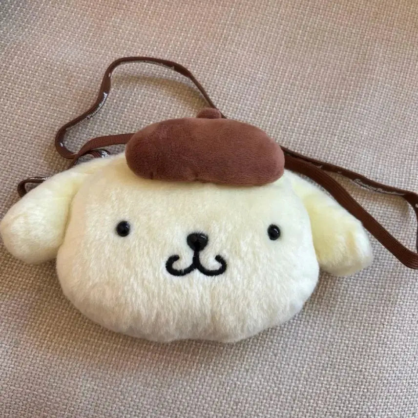 [BUNJANG] Sanrio Pompompurin Face Pouch Bag / 폼폼푸린 퓨로랜드 가방