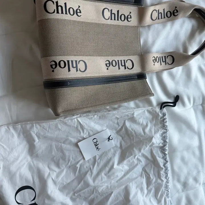 [BUNJANG] Chloé Woody Medium Tote Bag / 끌로에 우디 토트백 미디움
