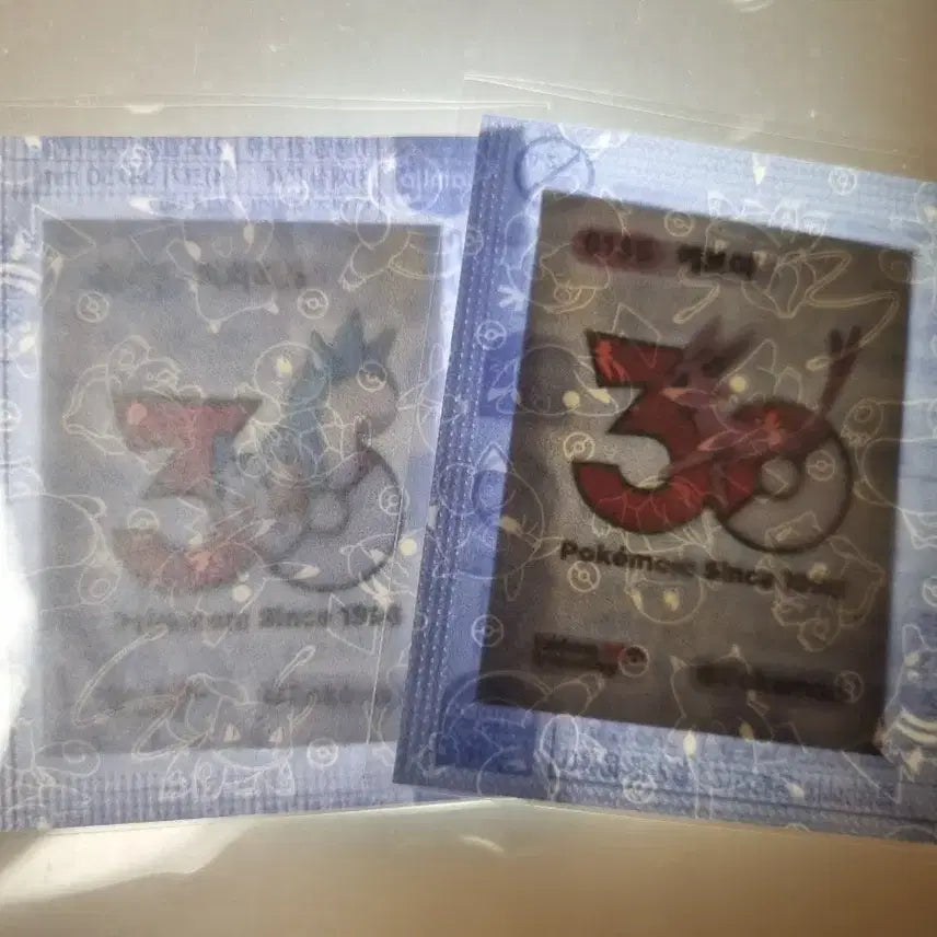 [BUNJANG] Pokemon Stickers Season 5 30th Anniversary Pachirisu Umbreon / 포켓몬 띠부씰 시즌5 30주년 파치리스 에브이