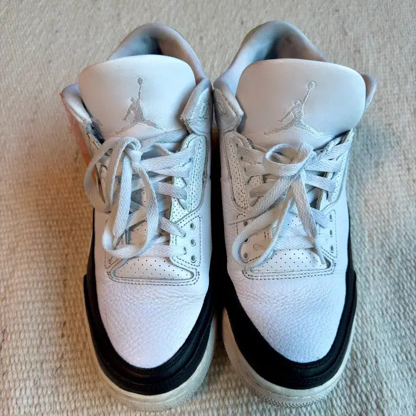 [BUNJANG] Nike Air Jordan 3 Fragment Retro SP White Black 270 / 나이키 에어 조던3 프라그먼트 270 풀구성