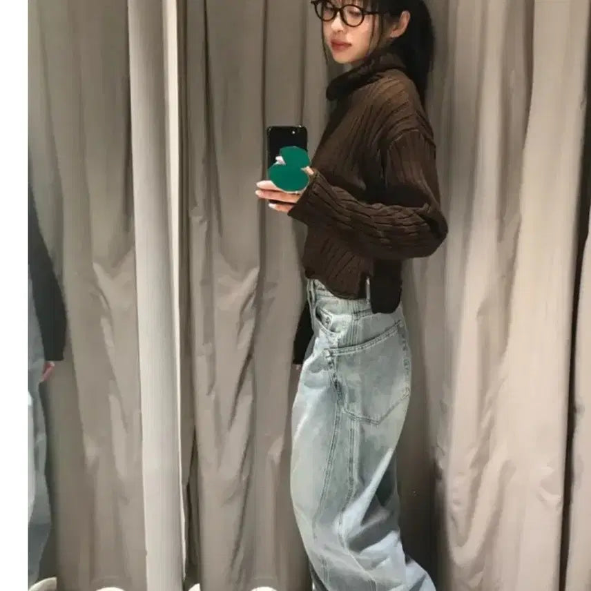 [BUNJANG] Ablhy Luna Side Pocket Denim Jeans Size M / 에이블리 루나 사이드 포켓 데님 청바지 M사이즈 판매