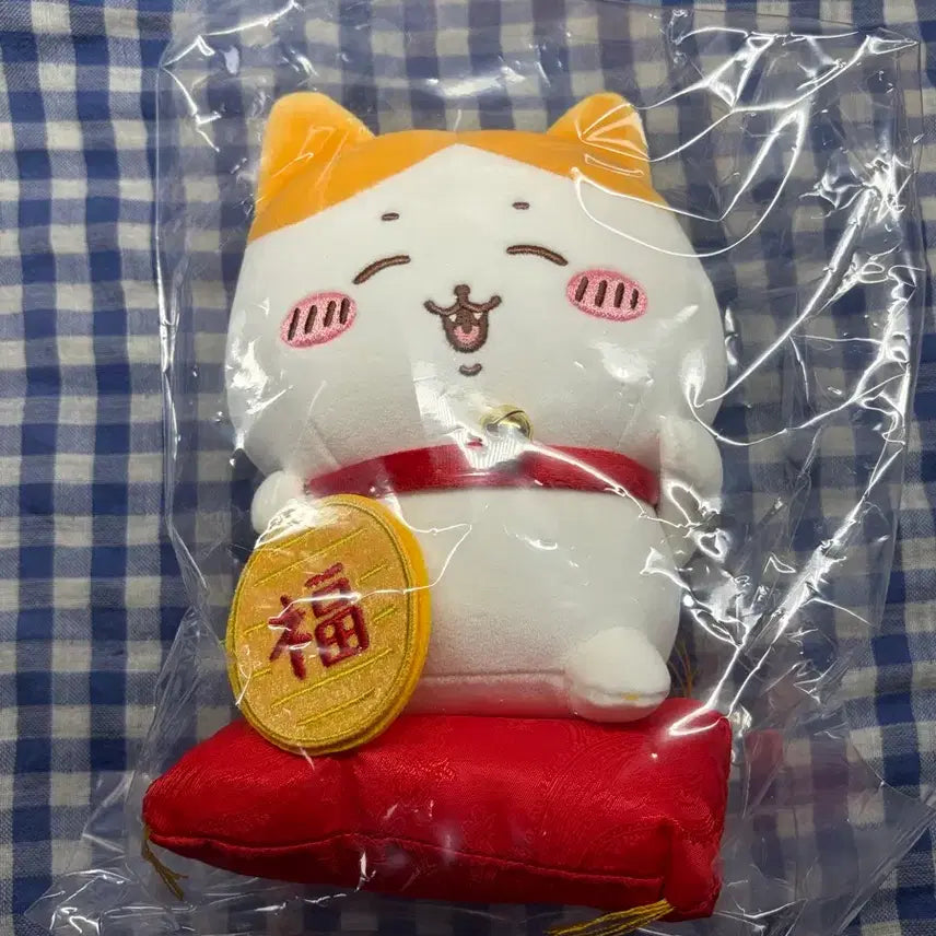 [BUNJANG] Chiikawa Fukuware &amp; Kinaware Maneki-neko Plush Mascot / 치이카와 복치와레 금치와레 마네키네코 누이 마스코트 양도
