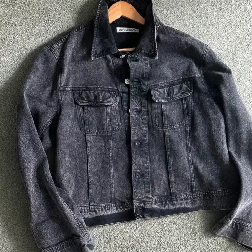 [BUNJANG] Our Legacy Rodeo Denim Jacket &amp; Formal Cut Overdyed Black / 아워레가시 로데오 데님 자켓&amp;포멀컷 오버다이드 블랙