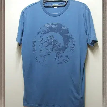 [BUNJANG] Diesel Big Logo Cotton Round Neck T-Shirt Size S / 디젤 정품 빅무늬 면라운드티 택S 실측95-슬림100가능