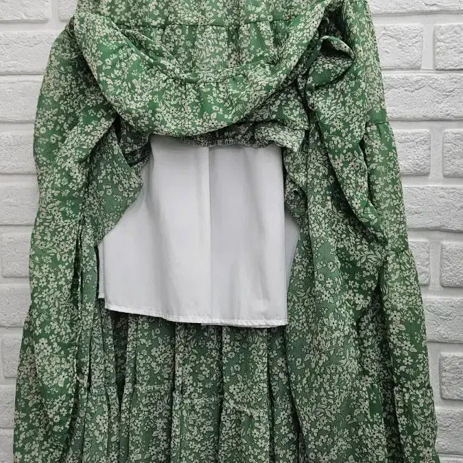 [SOLD OUT] A4374  플라워 캉캉 롱 스커트