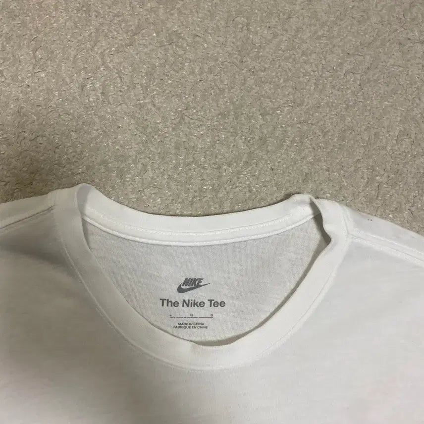[BUNJANG] Nike Swoosh T-Shirt White L / 나이키 스우시 반팔 티셔츠 화이트 L 100