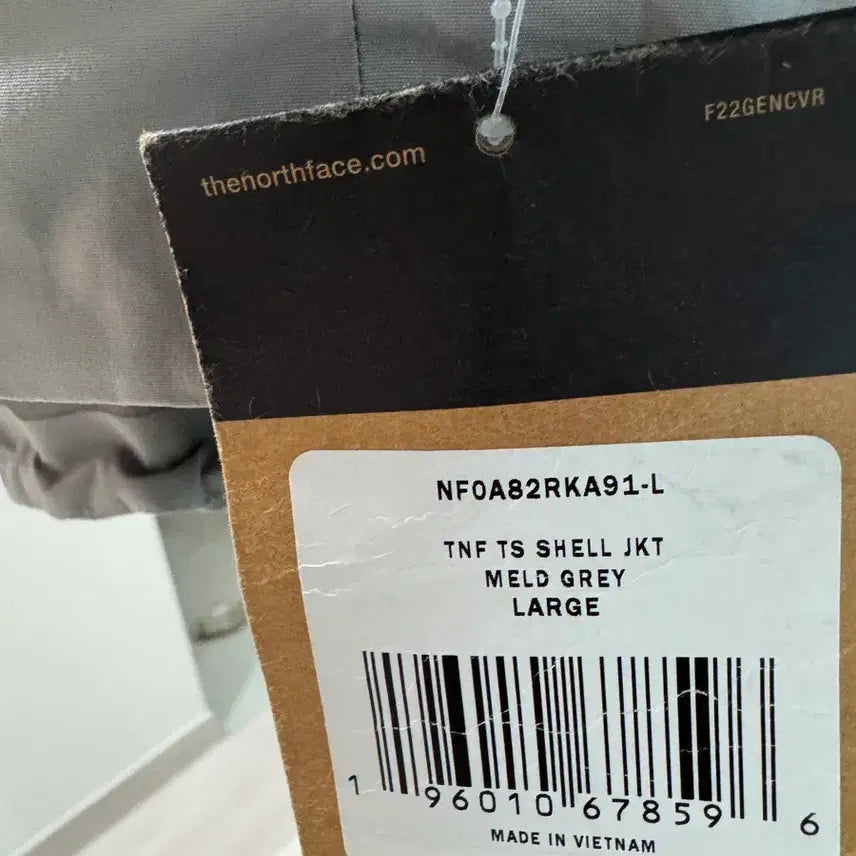[BUNJANG] Supreme x The North Face Taped Seam Shell Jacket Grey FW22 / [L]FW22 슈프림 노스페이스 테입드 심 쉘 재킷 그레이