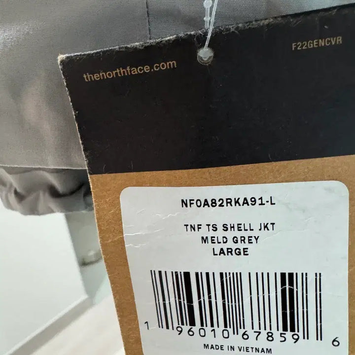 [BUNJANG] Supreme x The North Face Taped Seam Shell Jacket Grey FW22 / [L]FW22 슈프림 노스페이스 테입드 심 쉘 재킷 그레이