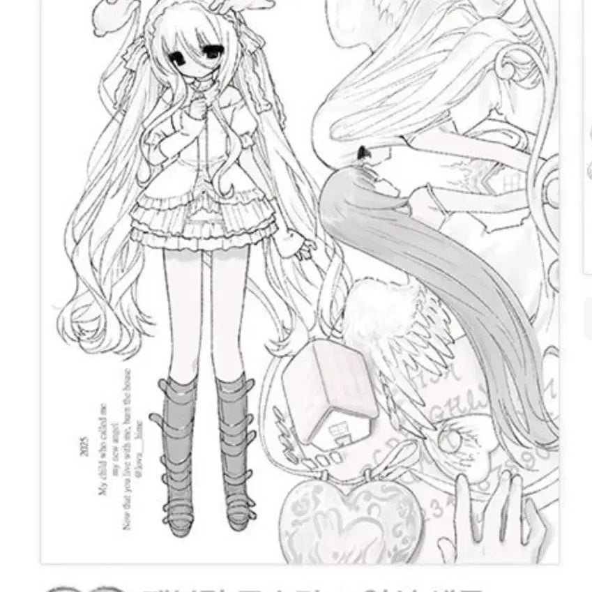 [BUNJANG] Hime-nim Fabric Poster, Postcard Set, Acrylic Stand, Photocard Bundle Set / 일괄) 히메님 패브릭 포스터 엽서세트+아크릴스탠드+포토카드