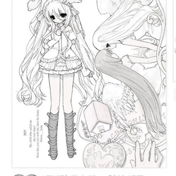 [BUNJANG] Hime-nim Fabric Poster, Postcard Set, Acrylic Stand, Photocard Bundle Set / 일괄) 히메님 패브릭 포스터 엽서세트+아크릴스탠드+포토카드