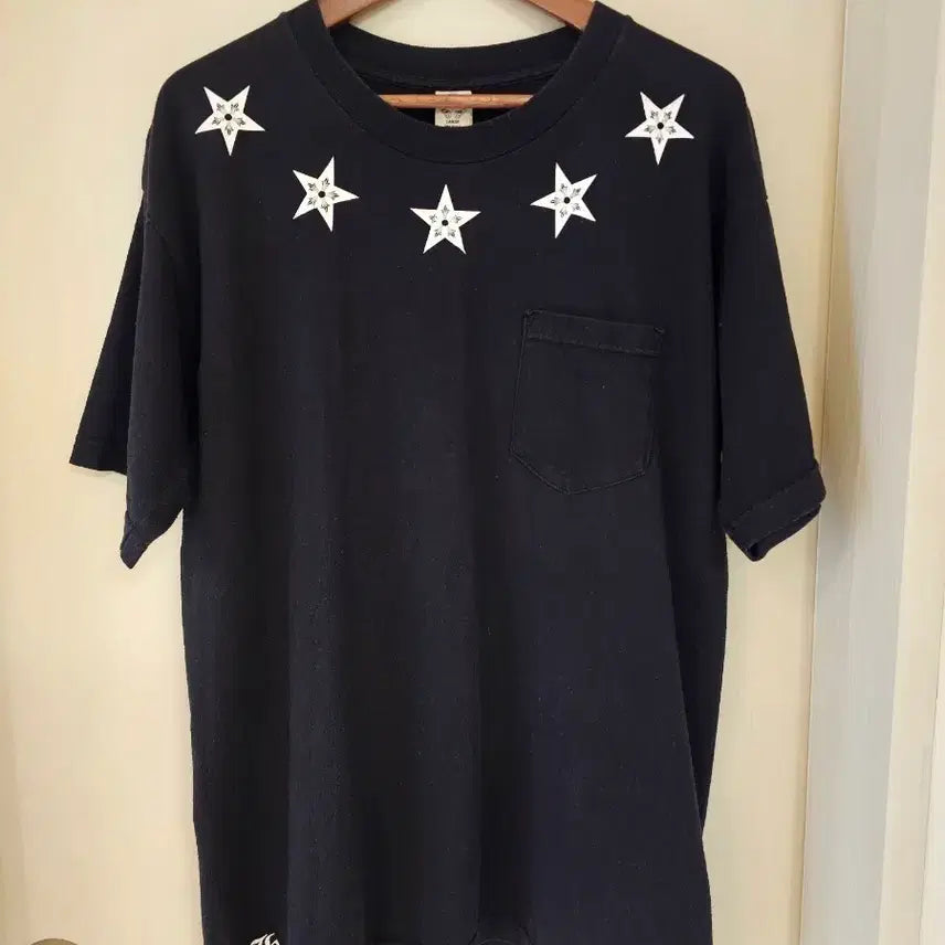 [BUNJANG] Chrome Hearts Black Star Short Sleeve T-Shirt - Size L / [정품] 크롬하츠 블랙 스타 반팔 티셔츠 L