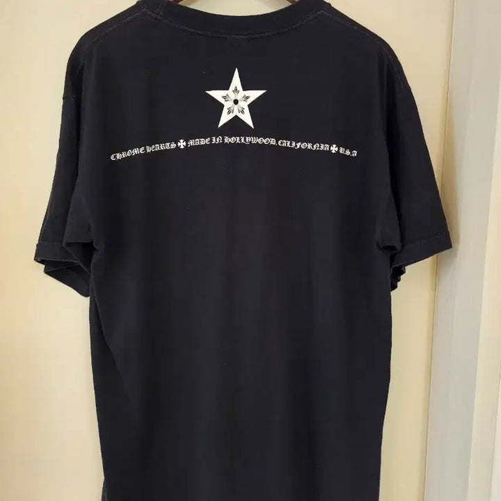 [BUNJANG] Chrome Hearts Black Star Short Sleeve T-Shirt - Size L / [정품] 크롬하츠 블랙 스타 반팔 티셔츠 L
