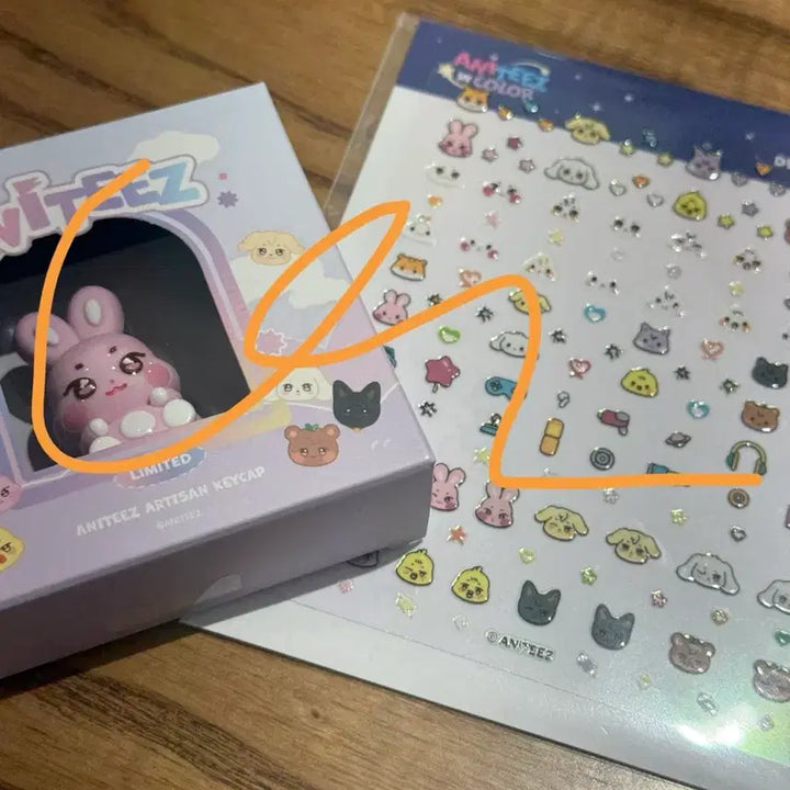 [BUNJANG] ATEEZ Seonghwa Aniteez Keycap Bundle Set / 에이티즈 ATEEZ 애니티즈 성화 키캡 포카 일괄양도