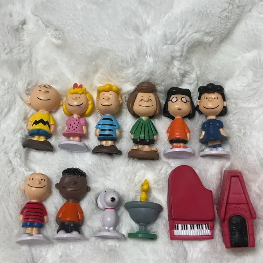 [BUNJANG] Vintage Snoopy Mini Figure Set / [고전] 빈티지 스누피 미니 피규어 세트