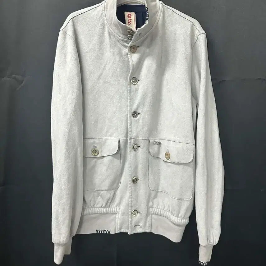 [BUNJANG] BOB Italy Suede Button Jacket / BOB 이태리 스웨이드 버튼 자켓