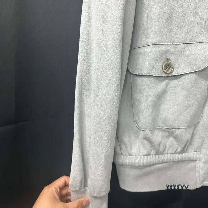 [BUNJANG] BOB Italy Suede Button Jacket / BOB 이태리 스웨이드 버튼 자켓