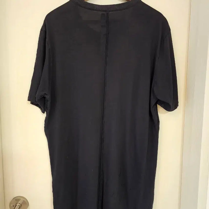 [BUNJANG] DAMIIR DOMA Black Patchwork Short Sleeve T-Shirt / [정품] 다미르 도마 블랙 패치워크 반팔 티셔츠