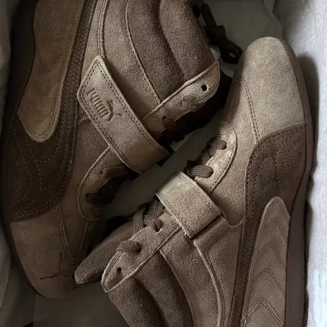 [BUNJANG] Puma Speedcat Wedge Taupe Chocolate / (새상품) 퓨마 스피드캣 웨지 타우페 초콜릿