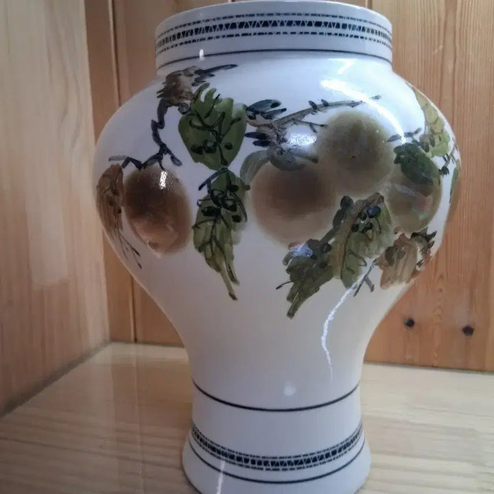 [BUNJANG] Modern Korean Art Fruit Vase / 근대사 과일 그림 도자기  동아화병