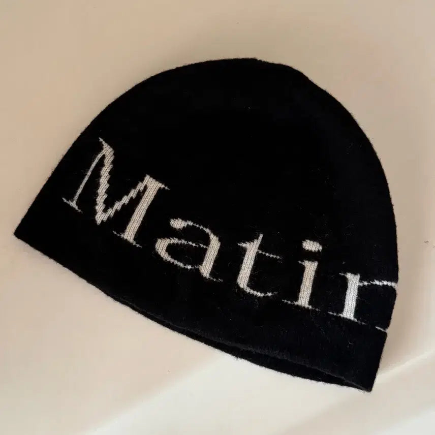 [BUNJANG] Matin Kim Black Beanie / 마뗑킴 블랙 비니
