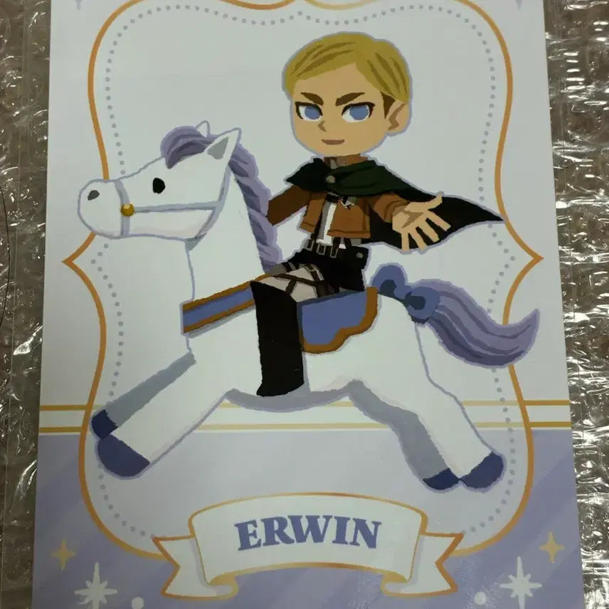 [BUNJANG] Attack on Titan Anime Friends Premium Figure Special Edition Erwin Smith / [미개봉] 진격의거인 애니크 기마 특전 엘빈