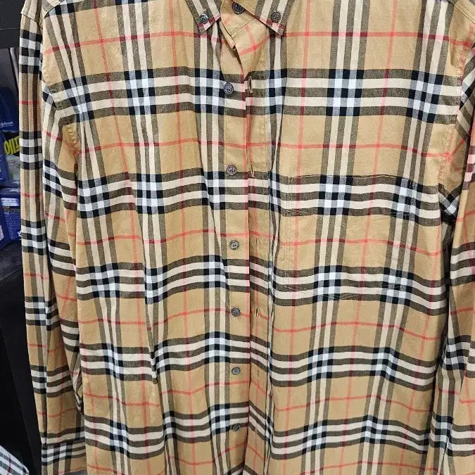 [BUNJANG] Burberry Classic Check Long Sleeve Shirt / 버버리 클래식 체크 긴팔 셔츠