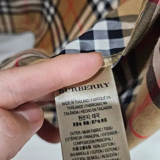 [BUNJANG] Burberry Classic Check Long Sleeve Shirt / 버버리 클래식 체크 긴팔 셔츠