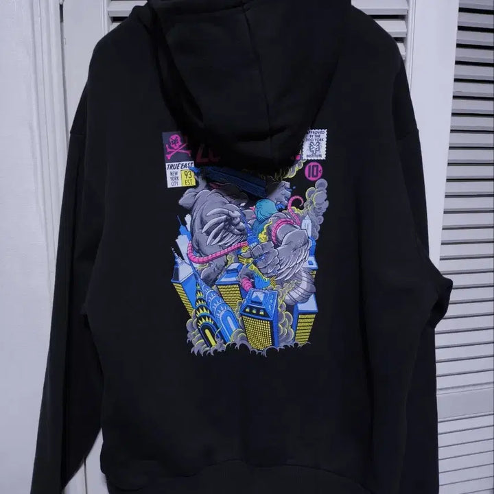 [BUNJANG] Joyuk Printing Hoodie T-shirt / 105 주욕 프린팅 후드티셔츠