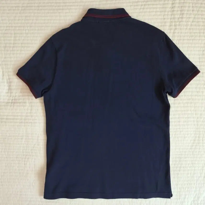 [BUNJANG] Moncler Navy Short Sleeve Polo Shirt M / [정품등록/당일출고] 몽클레어 네이비 반팔 카라티 M