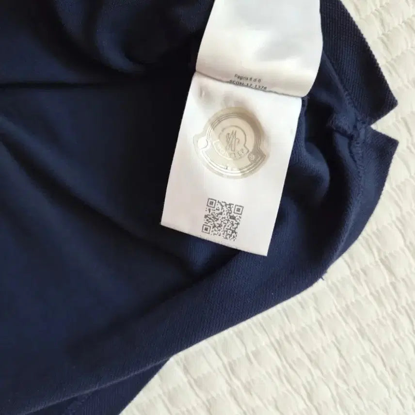 [BUNJANG] Moncler Navy Short Sleeve Polo Shirt M / [정품등록/당일출고] 몽클레어 네이비 반팔 카라티 M