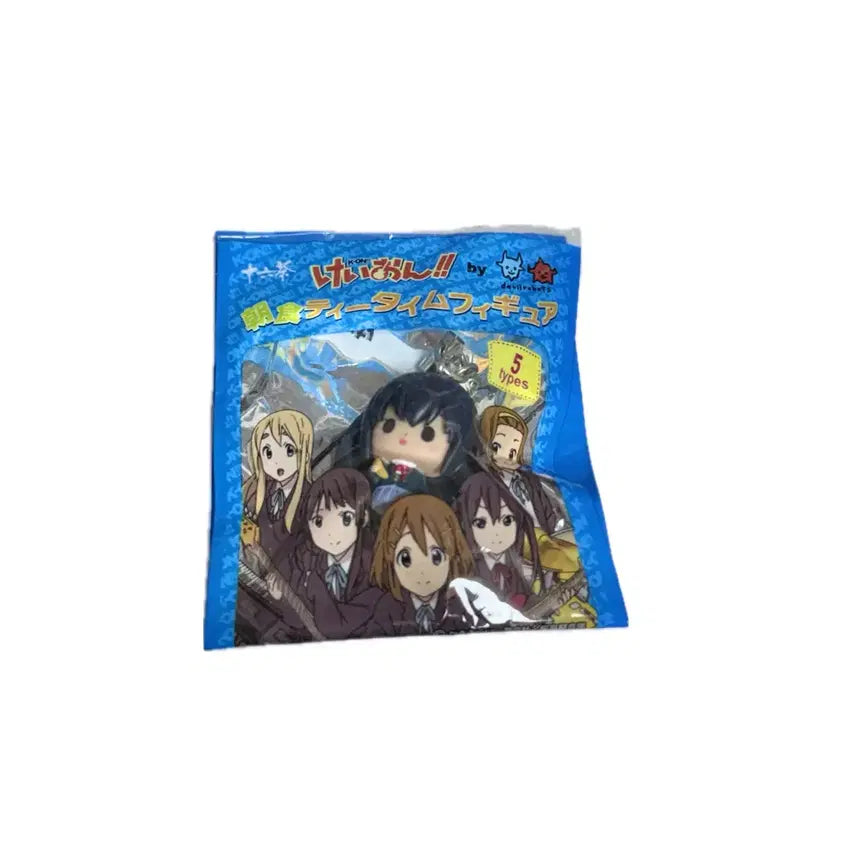 [BUNJANG] K-On! Azusa Nakano Classic Strap Keychain Figure / 케이온 아즈사 아즈냥 고전 스트랩 키링 피규어