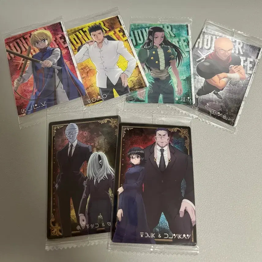 [BUNJANG] Hunter x Hunter Itagaki Card 4th Edition Bundle Set / 헌터헌터 이타자가 카드 4탄 6종 일괄