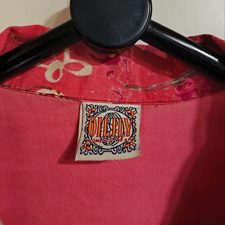 [BUNJANG] Oilily Quilted Pattern Short Sleeve Shirt / 40 오일릴리 퀼티드 패턴 반팔셔츠