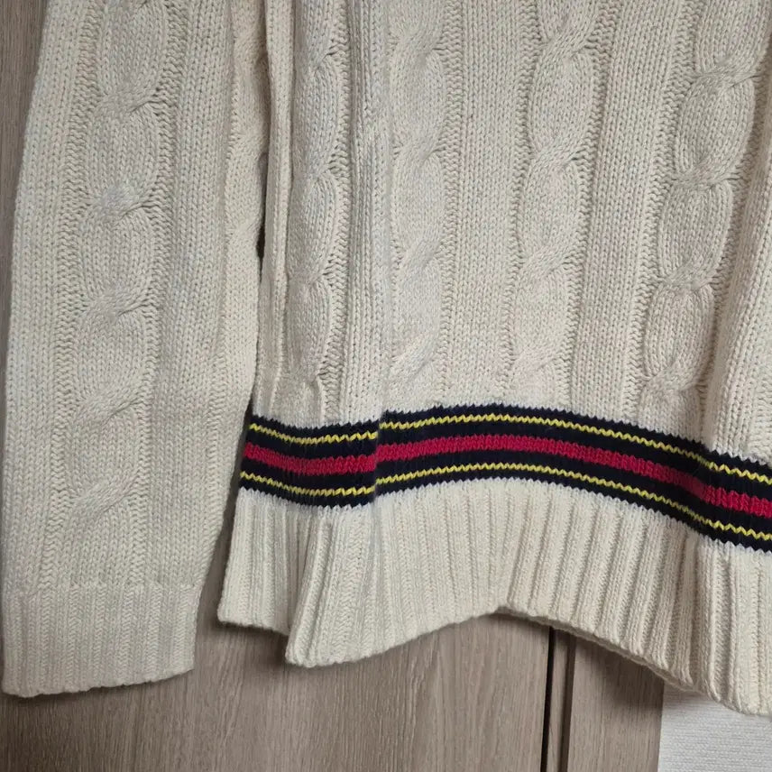 [BUNJANG] Polo Ralph Lauren V-Neck Cricket Knit Sweater - Size S / 폴로 랄프로렌 브이넥 크리켓 니트 s