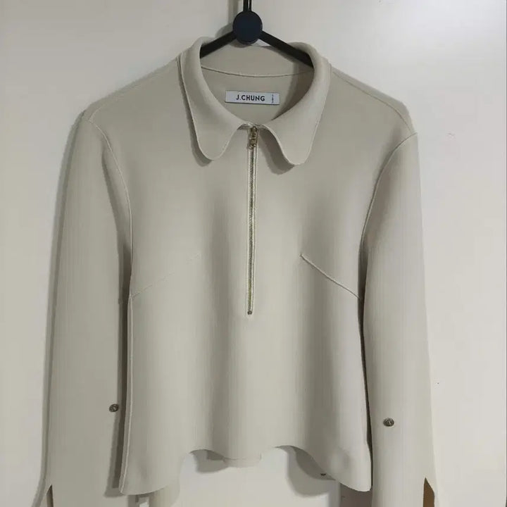 [BUNJANG] S.A.R.A.H A-Line Zipper Top Jacket / S 제이청 시그니처 에이라인 지퍼탑 자켓