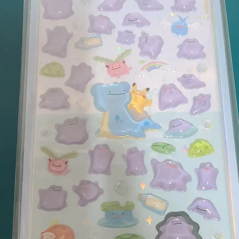 [BUNJANG] Ditto Lapras Bubble Sticker / 메타몽 라프라스 버블 스티커